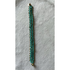 Kadın Bileklik - Kristal ve Kum Boncuk İşleme (BK-X02) 