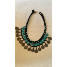 Kadın Kolye - Turkuaz Taş Örme (KK-3701)